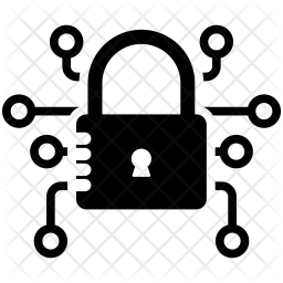 256x256 Network Security Icon Of Glyph Style