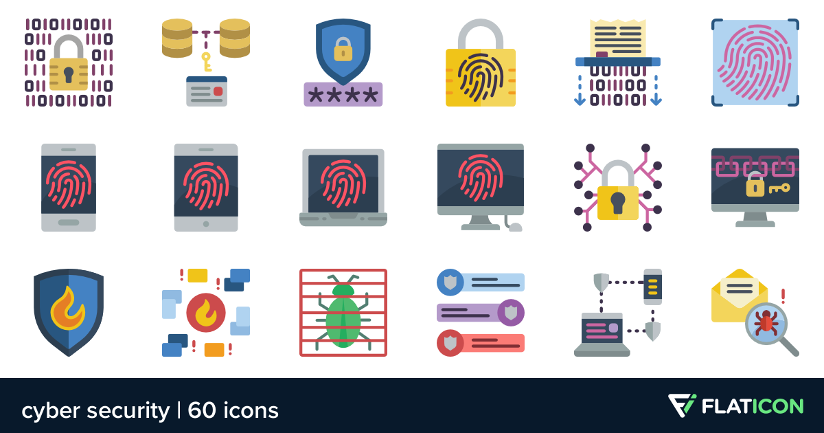 1200x630 Cyber Security Free Icons