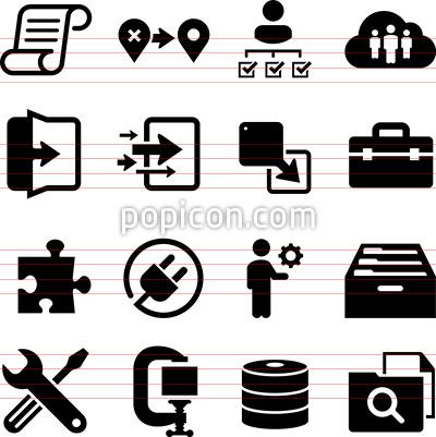 400x401 Information Technology Icons