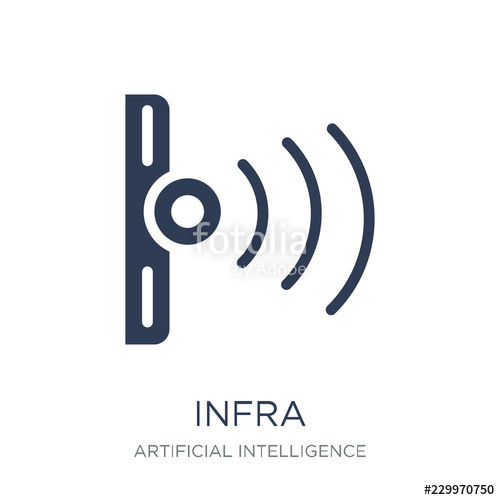 500x500 Infrared Icon Trendy Flat Vector Infrared Icon On White Backgro