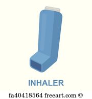 180x195 Free Art Print Of Drug Inhaler For Asthma Icon Drug Inhaler