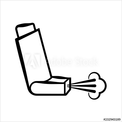 500x500 Inhaler Icon, Inhalator Icon, Breathing Inhaler