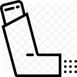 256x256 Inhaler Icon Of Line Style