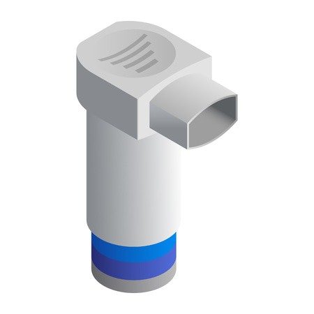 450x450 Inhaler Icon Isometric Of Inhaler Vector Icon For Web Design