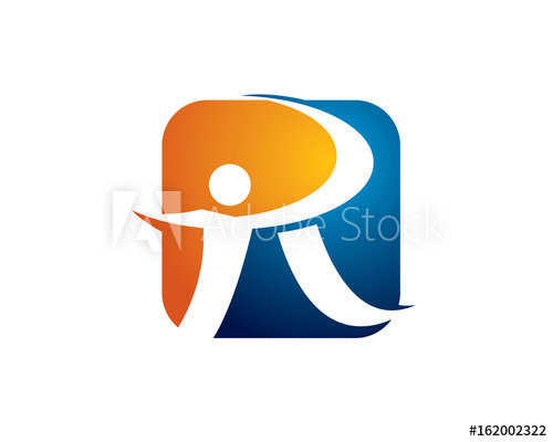 500x400 I R P With People Initial Icon Logo