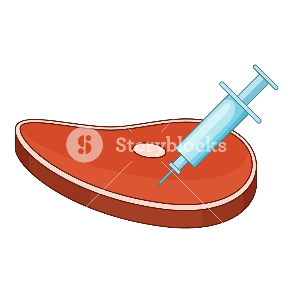 1000x1000 Meat Injection Icon Cartoon Illustration Of Meat Injection Vector