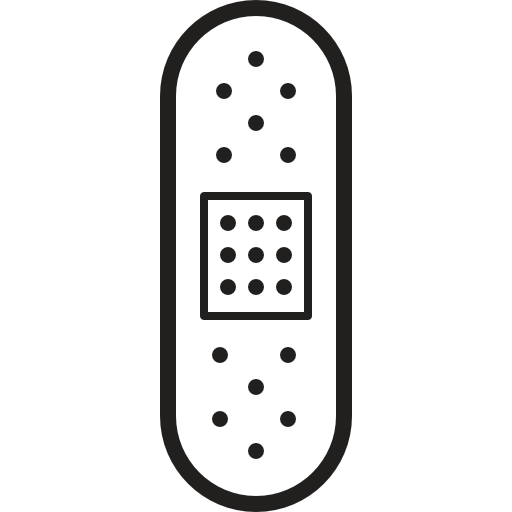 512x512 Bandage, Aid, Band, Treatment, Injury, Medical Icon Free
