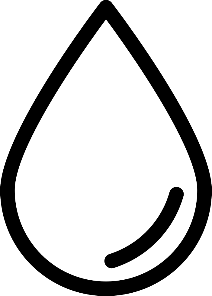 702x980 Ink Drop Outline Png Icon Free Download