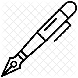 256x256 Ink Pen Icon Of Line Style