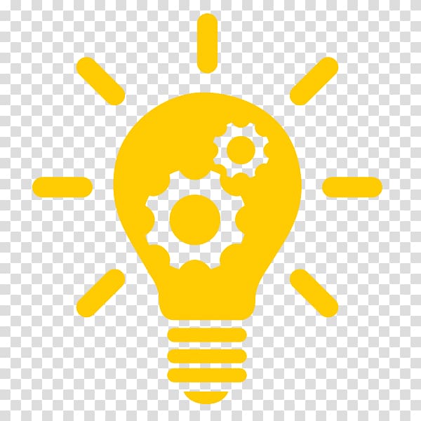 600x600 Yellow Incandescent Bulb Illustration, Incandescent Light Bulb