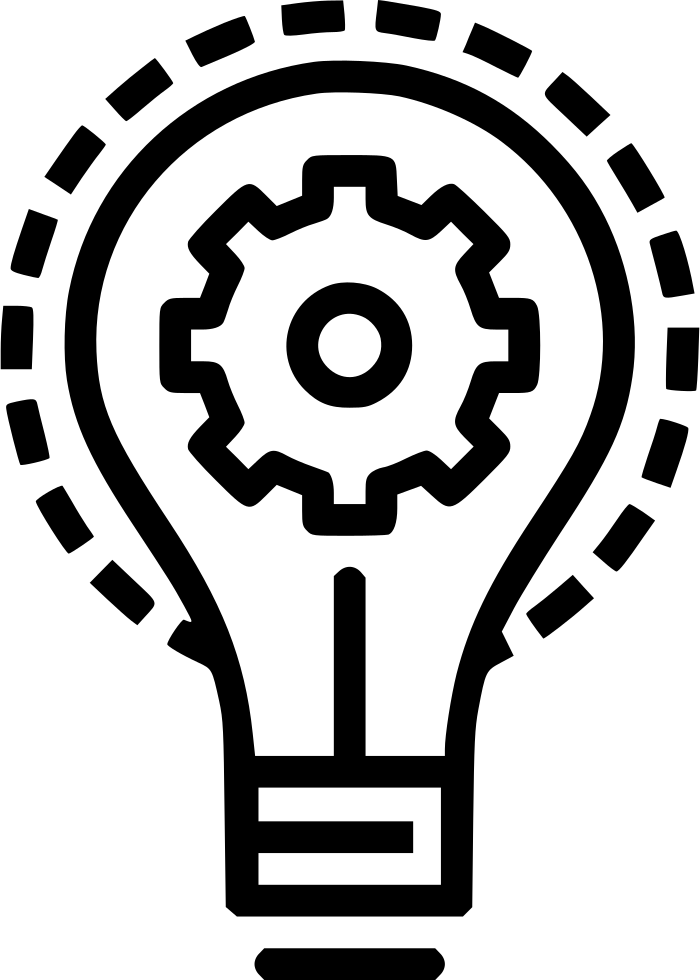 700x980 Bulb Idea Imagination Light Innovation Setting Gear Png Icon