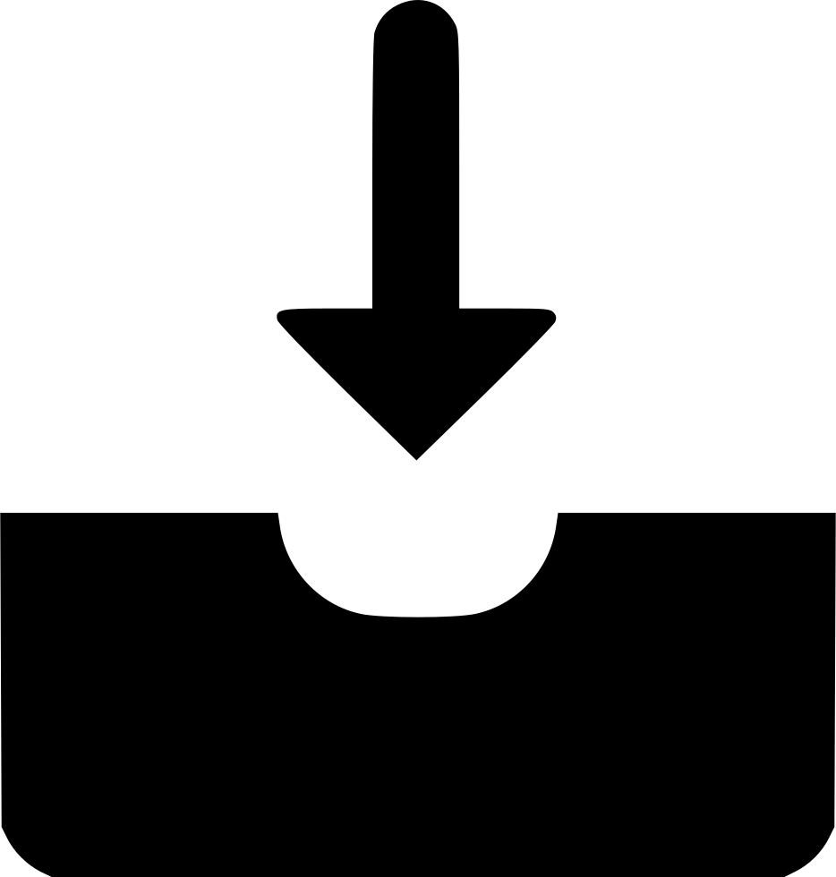 934x980 Drawer Front Download Input Arrow Down Png Icon Free Download