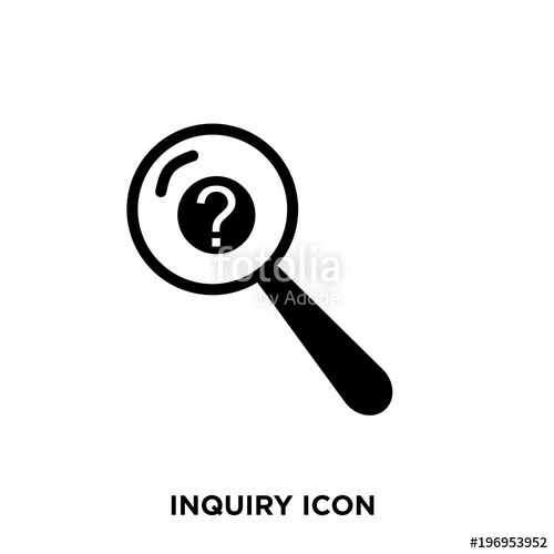 500x500 Inquiry Icon Stock Image And Royalty Free Vector On Fotolia
