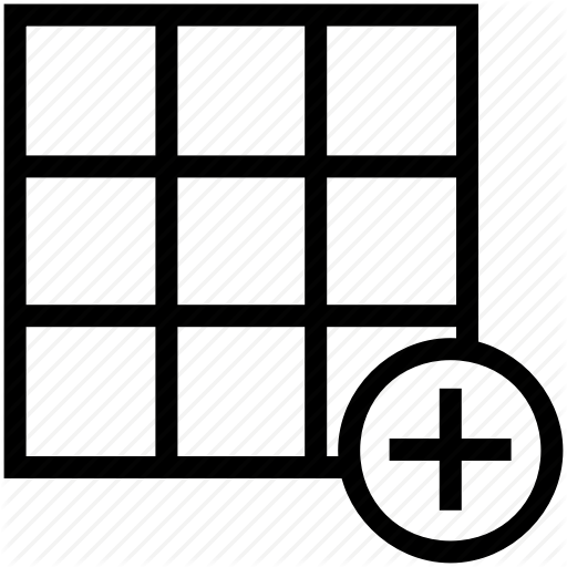 512x512 Insert Cells, Insert Column, Insert Row, Insert Table, Processing
