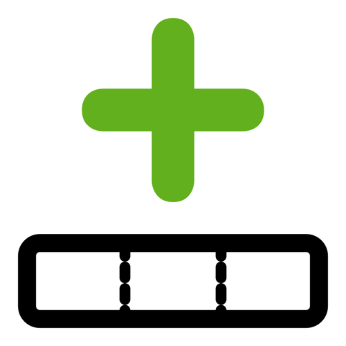 500x500 Insert Table Row Icon