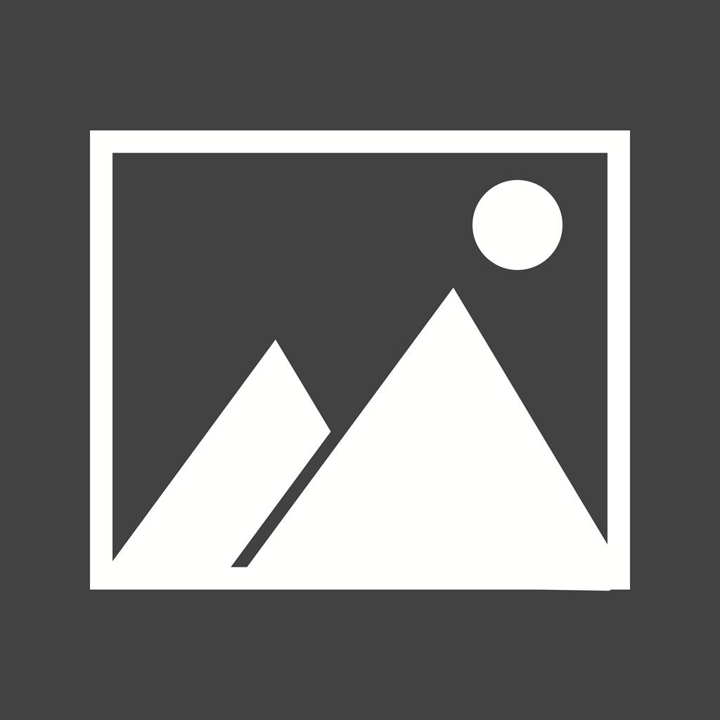 1024x1024 Insert Image Glyph Inverted Icon