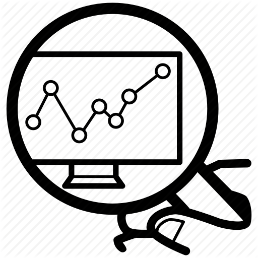 512x512 Analytical, Data, Insight, Range, Searching, Source, Trending Icon