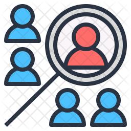 256x256 Customer Insight Icon Of Colored Outline Style