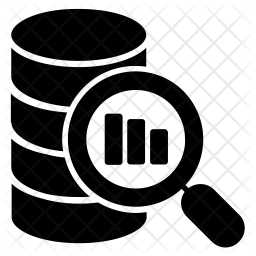 256x256 Data Insight Icon Of Glyph Style
