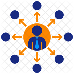 256x256 Business Insight Icon Of Flat Style