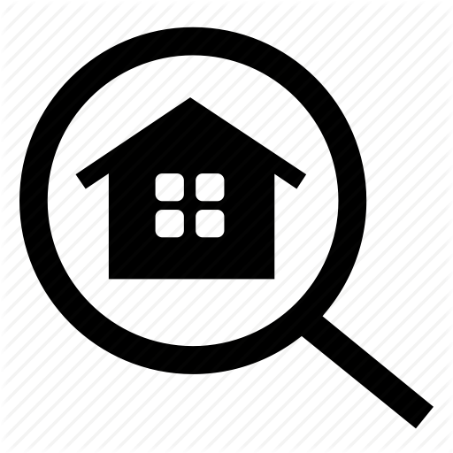 512x512 House Search, Housing, Inspection, Property, Real Estate Icon