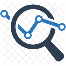 256x256 Inspection, Analysis, Analytics, Bar, Chart, Search, Line, Graph