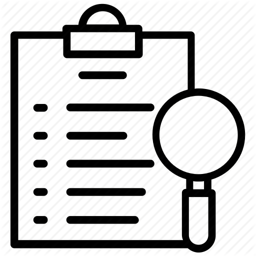 512x512 Assessment, Audit, Checklist, Search, Inspection Icon