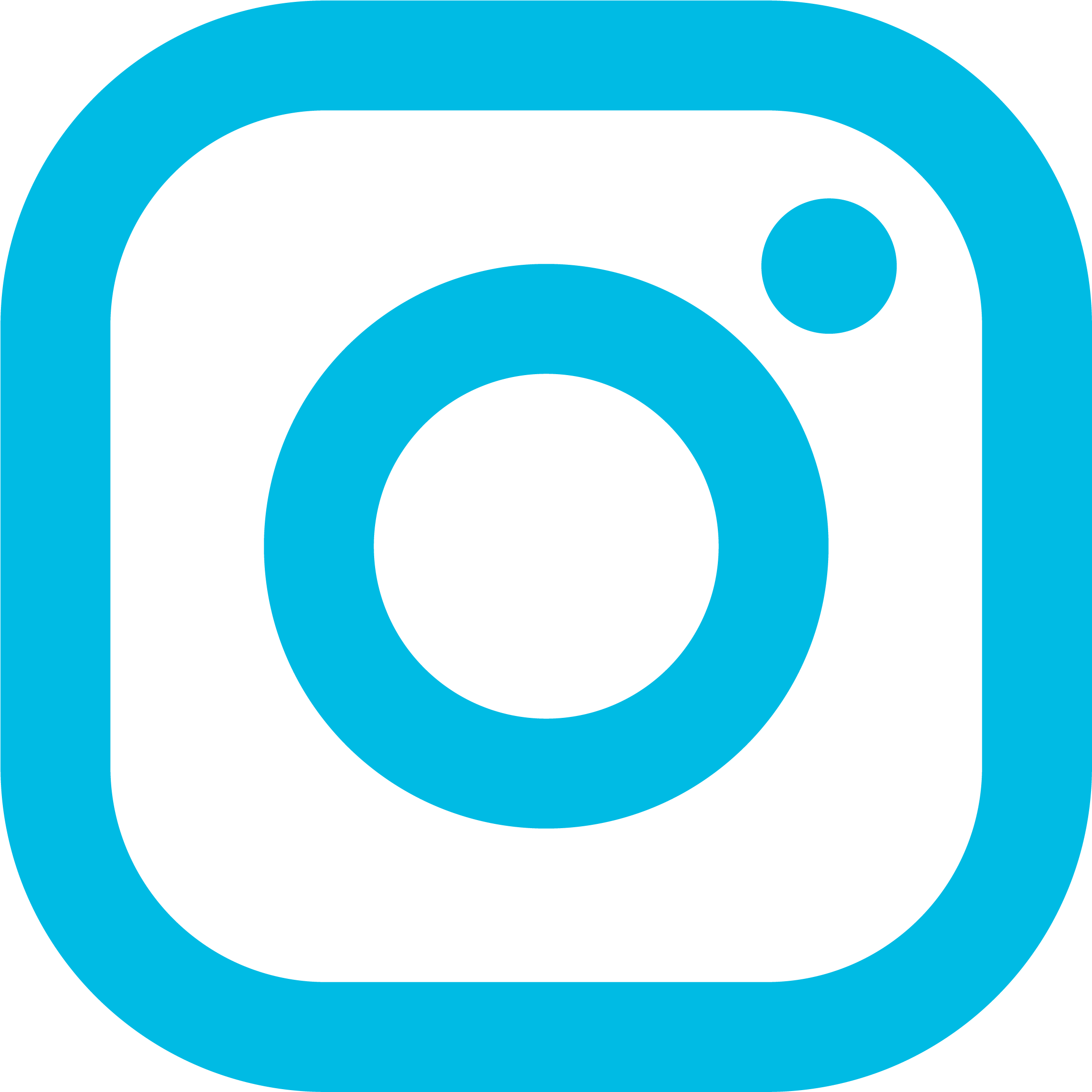 Light Blue Instagram Logo