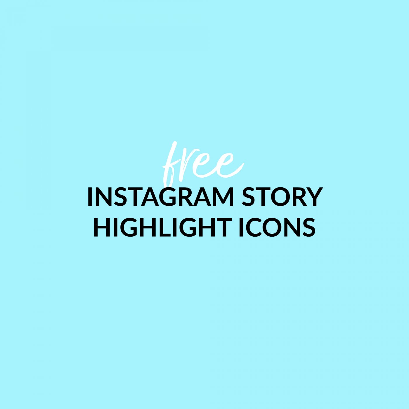 1400x1400 Instagram Story Highlight Icons Sweet Teal