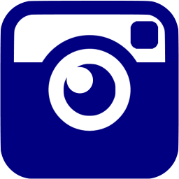 256x256 Navy Blue Instagram Icon