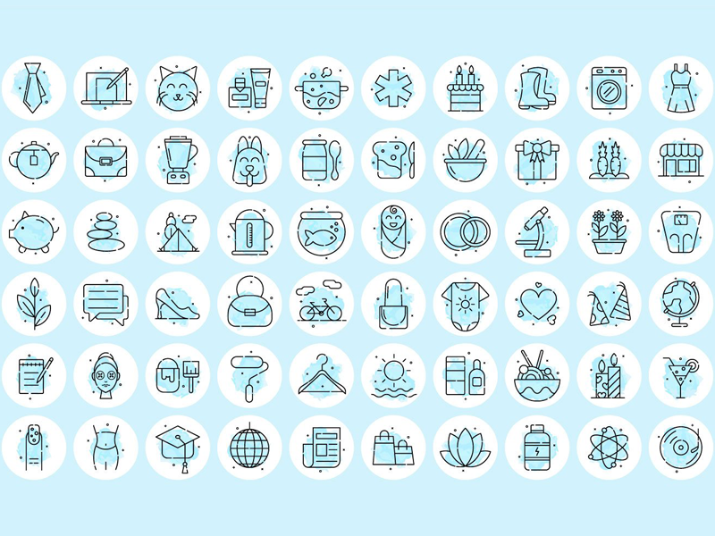 800x600 Instagram Highlight Freebie Icons