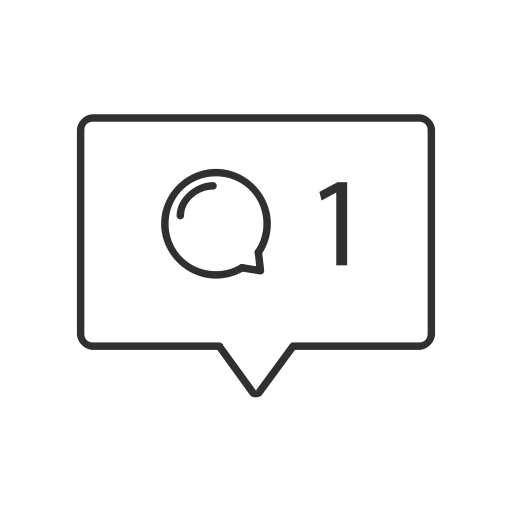 512x512 Comment, Instagram, Message, Notification Icon