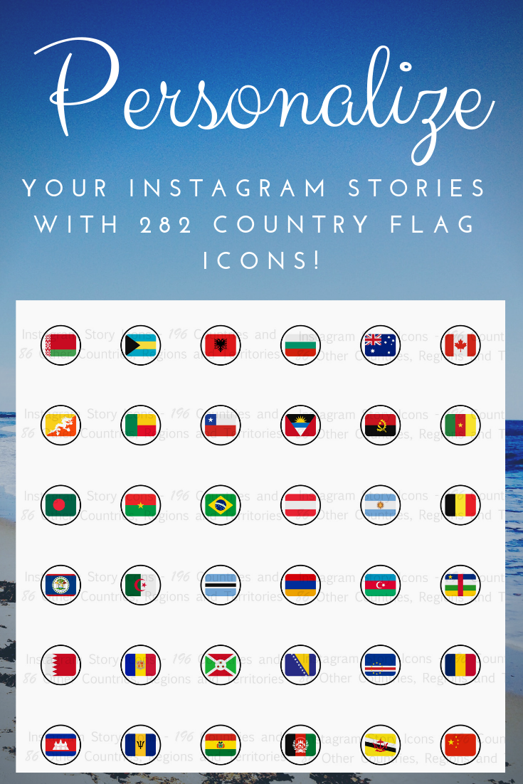 735x1102 Country Region Flag Icons Countries + Bonus