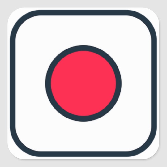 540x540 Japanese Flag Instagram Icon Sticker