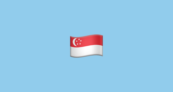 560x300 Flag For Singapore Emoji