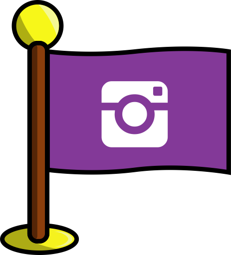 463x512 Flag, Instagram, Media, Networking, Photos, Social Icon