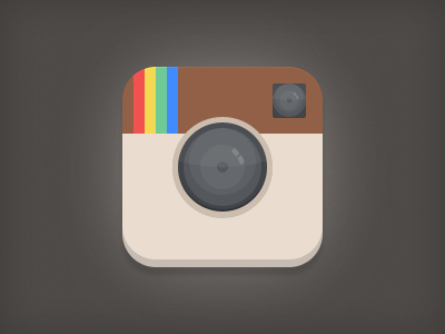 400x300 Instagram Flat Icon