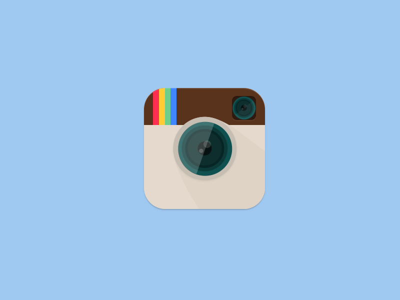 800x600 Instagram Flat Icon