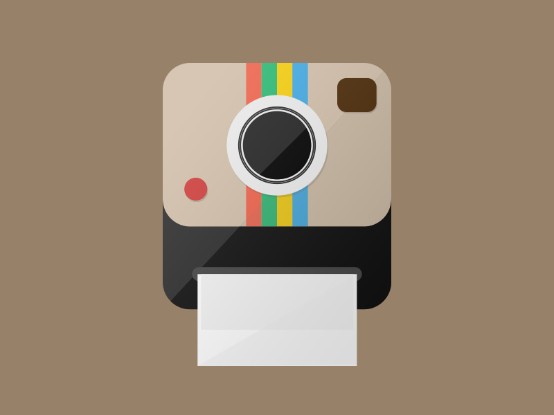 800x600 Instagram Flat Icon