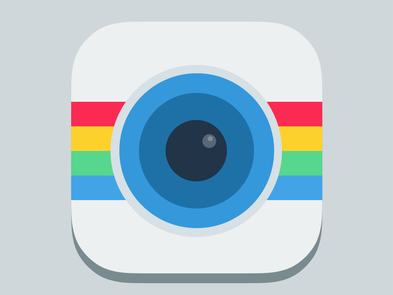 800x600 Instagram Flat Icon