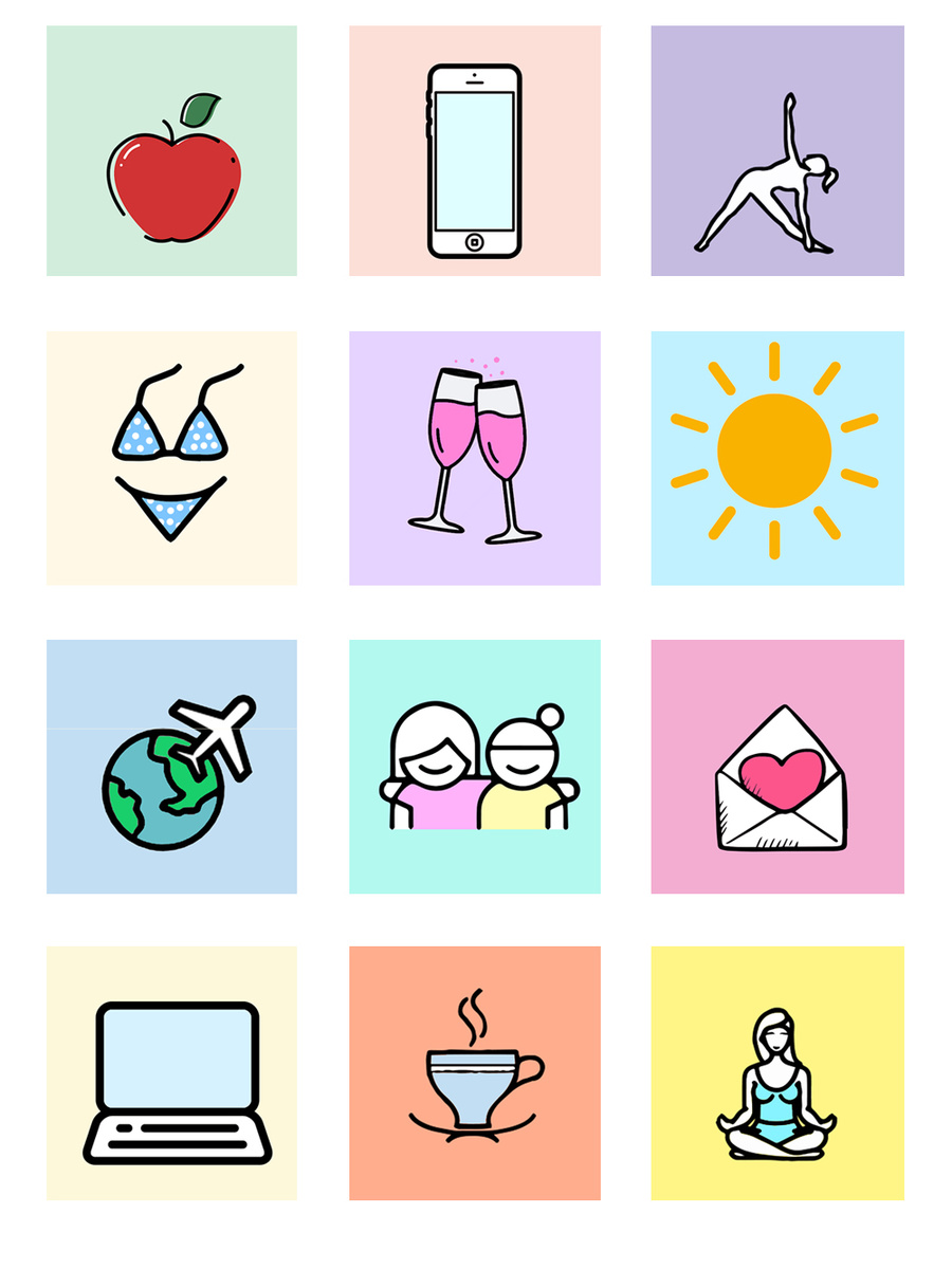 900x1200 Instagram Story Icons