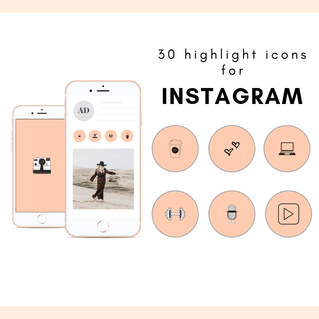 1080x1080 Canva Instagram Highlight Icons Templates Splendidly Styled
