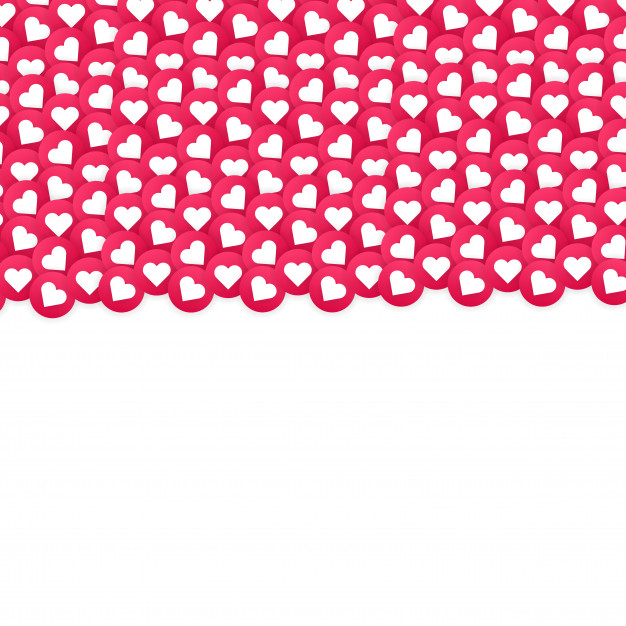 626x626 Instagram Heart Icon Composition Falling Background Facebook Love