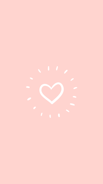 340x605 Pink Heart Instagram Highlight