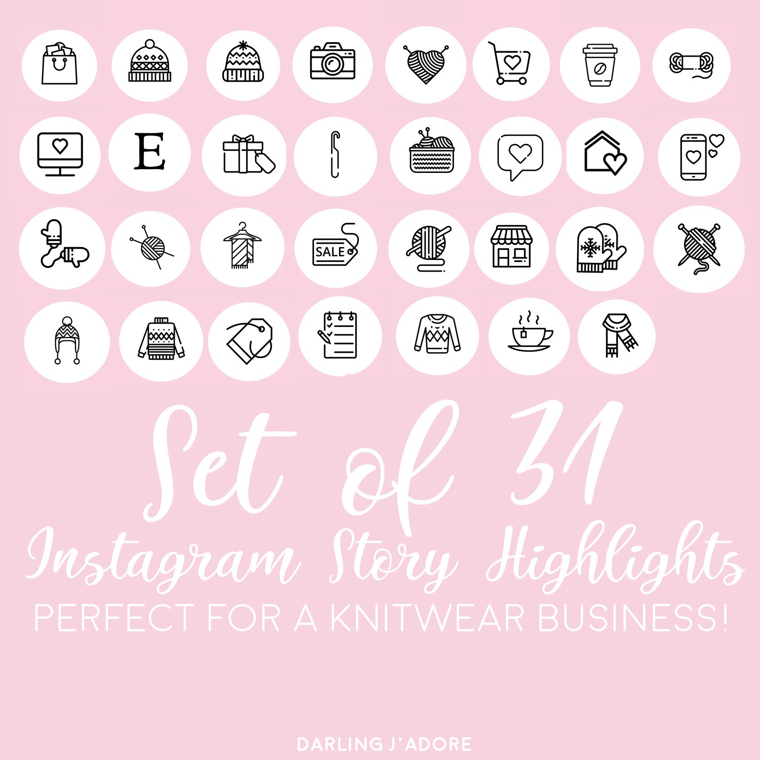 1500x1500 Instagram Story Highlight Icons