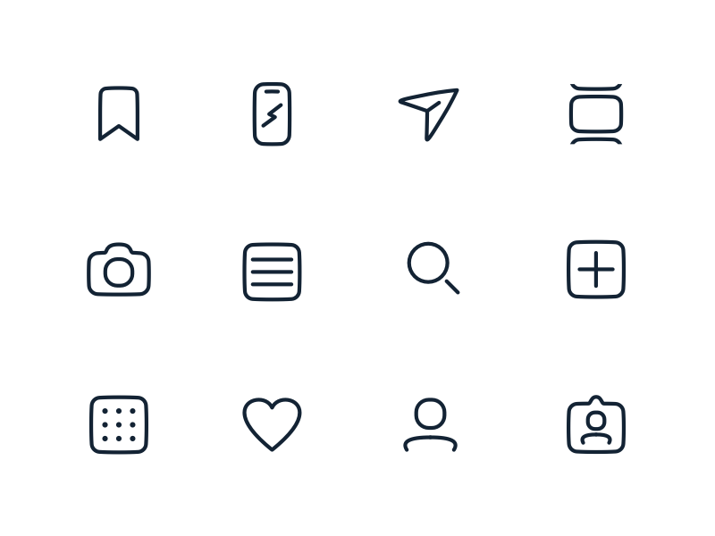 800x600 Instagram Icons