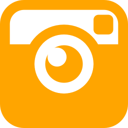 256x256 Free Orange Instagram Icon
