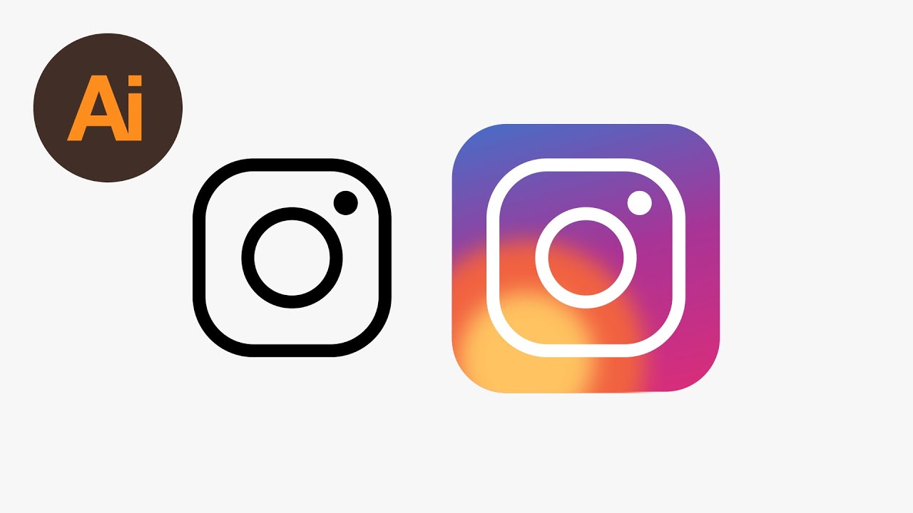 1280x720 Learn How To Draw The Instagram Logo In Adobe Illustrator