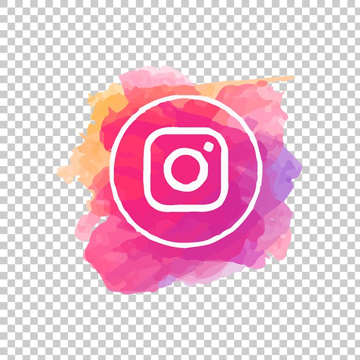 715x715 Instagram Water Color Icon Png Image Free Download