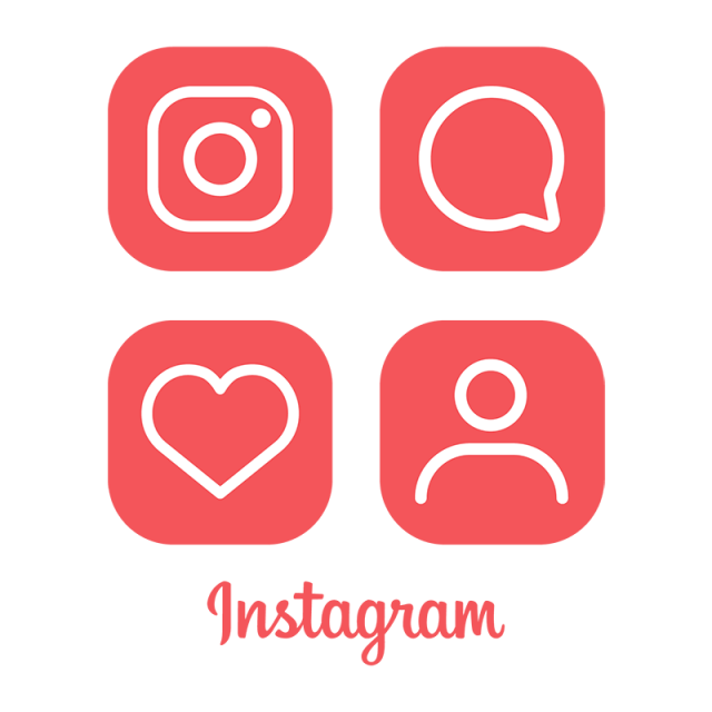 640x640 Instagram Logo Icon, Red Instagram Icon, Ig Icon, Instagram Logo
